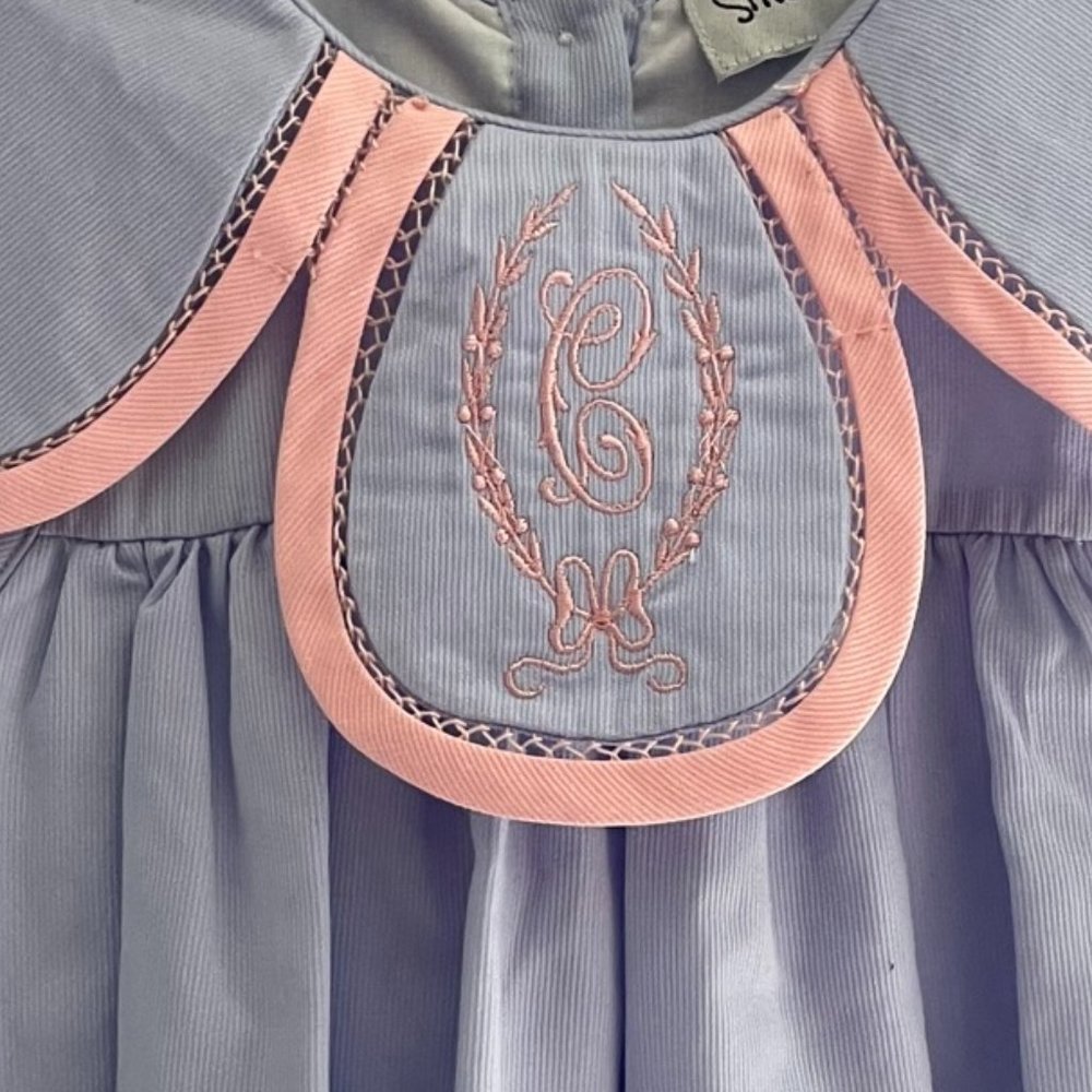 Blue Bubble with "C" Monogram